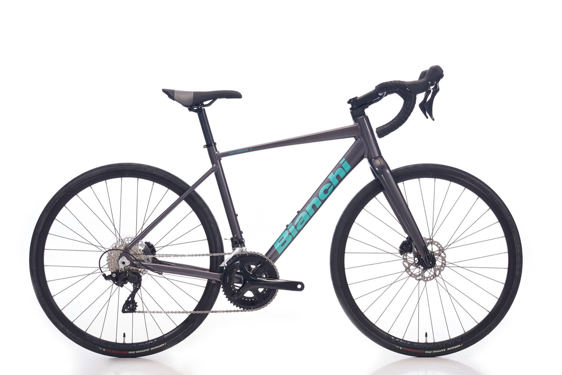 Bianchi Via Nirone 7 Disc 24V HD Yol Bisikleti Parlak Grafit 50CM