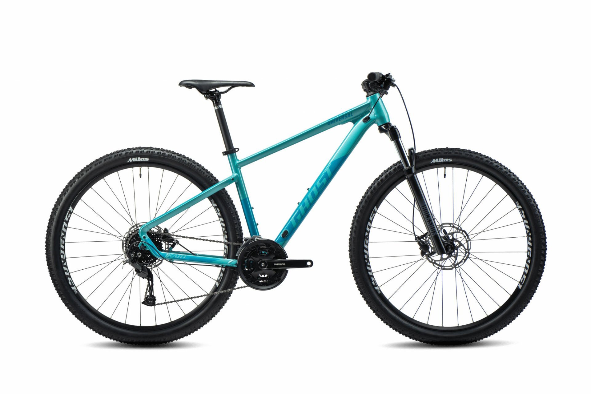 Ghost KATO Universal 27V HD Dağ Bisikleti MTB Petrol Yeşili - Mavi 44CM