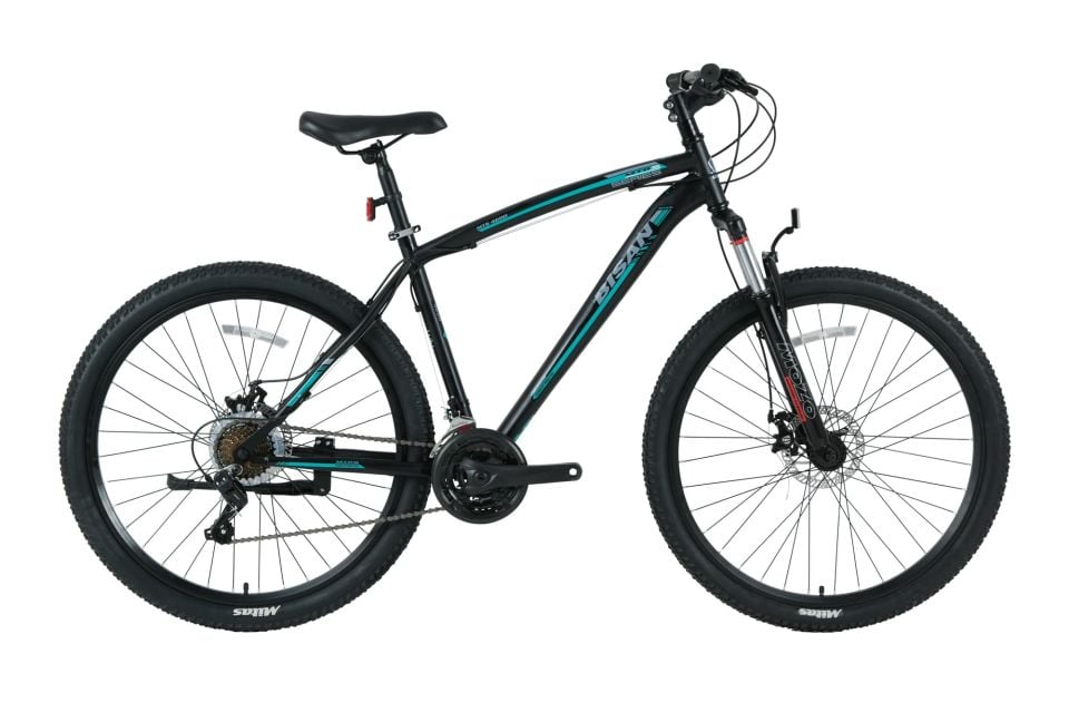 BİSAN MTS 4600 21 Vites 26 Jant MD Dağ Bisikleti MTB Siyah - Yeşil 18''/46CM