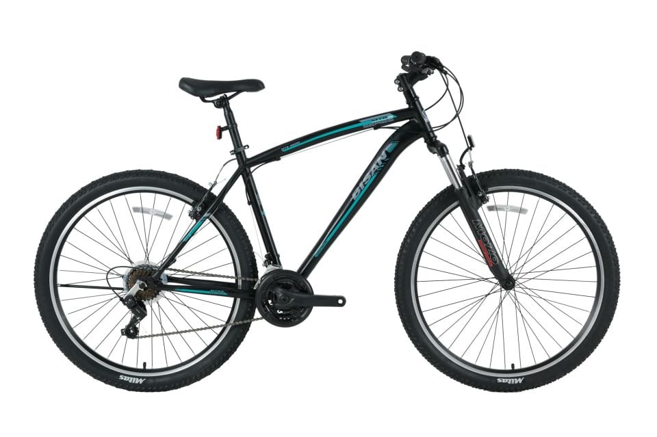 BİSAN MTS 4600 21 Vites 26 Jant V-Fren Dağ Bisikleti MTB Siyah - Mavi 18''/46CM