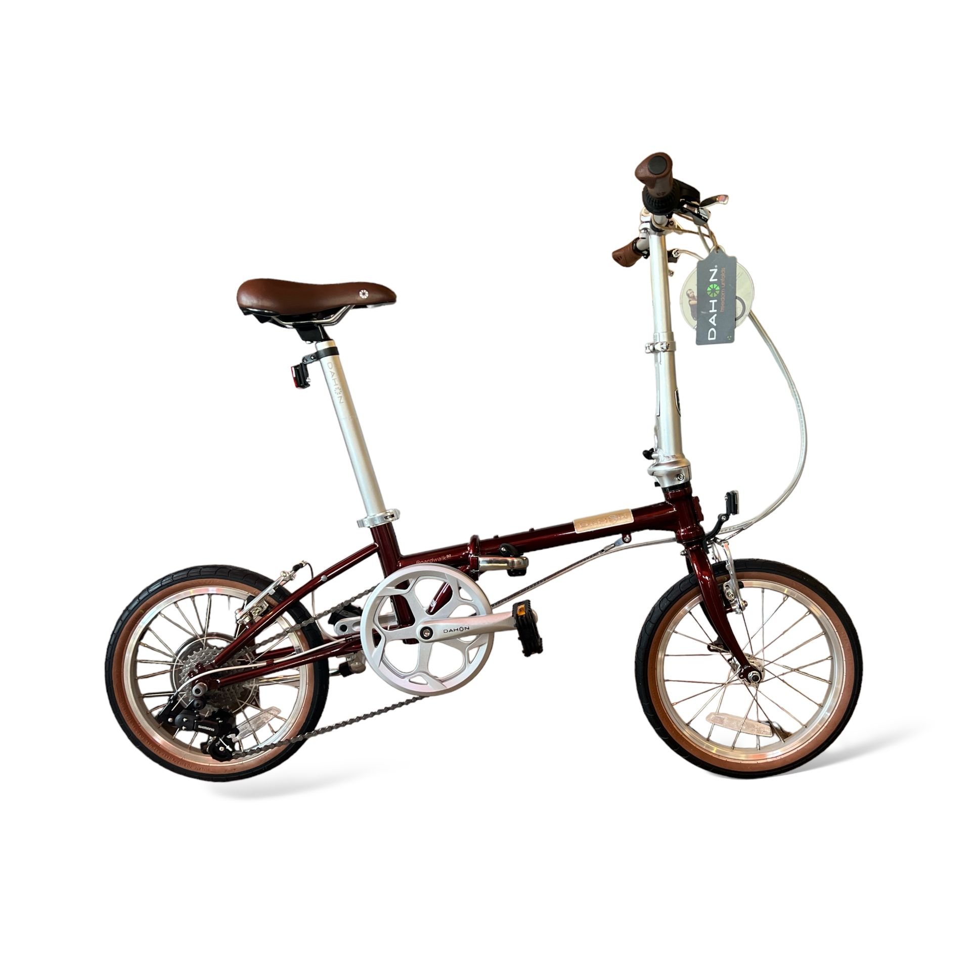 DAHON Boardwalk D7 16'' 7V VB Katlanır Bisiklet - Bordo