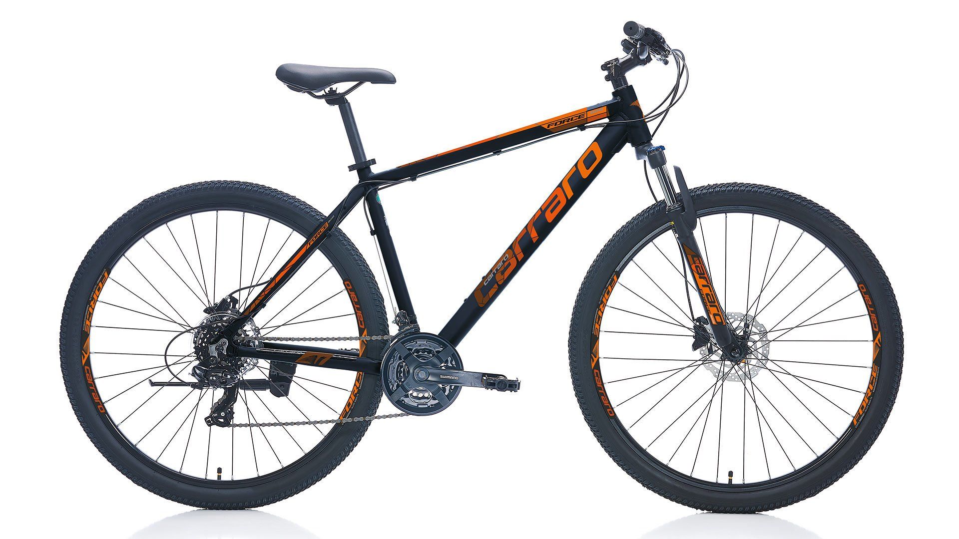 CARRARO Force 920 29'' 21V HD Dağ Bisikleti MTB Siyah - Turuncu 52CM