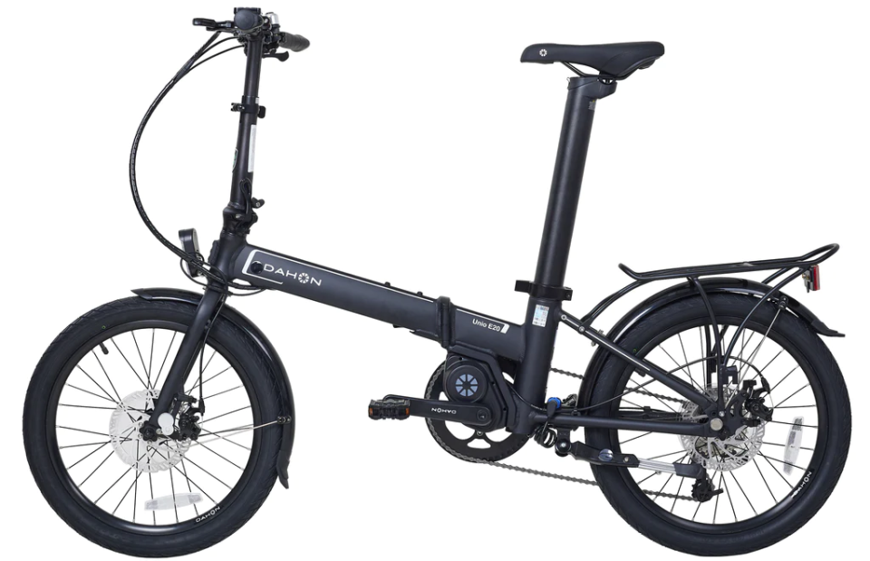 DAHON Unio E20 Disk Elektrikli Katlanır Bisiklet Siyah