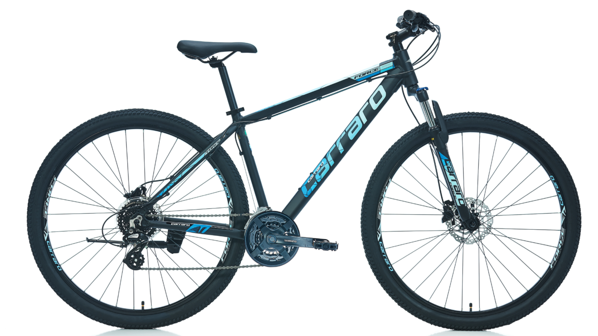 CARRARO Force 750 27,5'' 24V HD Dağ Bisikleti MTB Mat Siyah - Mavi 48CM