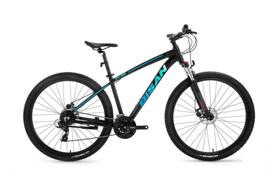 BİSAN MTX 7200 27,5'' 24 Vites MD Dağ Bisikleti MTB Siyah - Mavi 17''/43CM