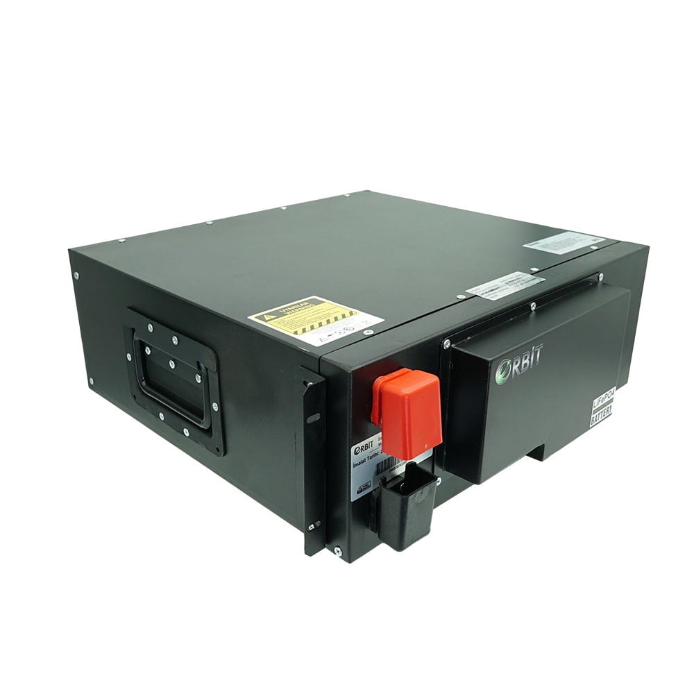 ORBİT 51.2V 100Ah LiFePO4 Akü – High Voltage Rack Tipi