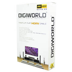 Digiworld 2.0V 4K Flat HDMI Kablo - 1.8mt