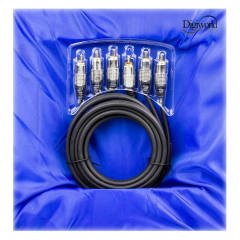 Digiworld RCA Aux Stereo Ses Kablosu 3x M-M 1.8mt