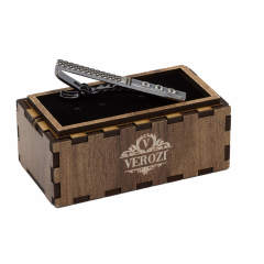 Verozi Kravat İğnesi - Uzun Taşlı Füme Renkli - KIUFTF011