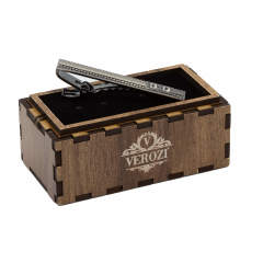 Verozi Kravat İğnesi - Uzun Taşlı Füme Renkli - KIUFTF012