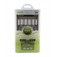 Prolink PMM264 3 RCA - 3 RCA Multimedia Kompozit Kablo (2 m)