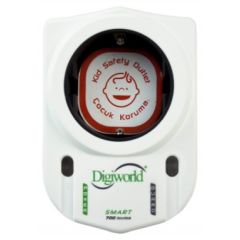 Digiworld Smart Akım Korumalı Priz Tekli 250v