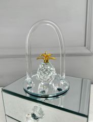 KRİSTAL GÖKKUŞAĞI MODEL STANTLI ANANAS GOLD