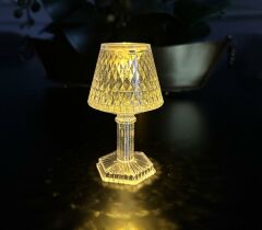 ABAJUR MODEL MİNİ LED MASA LAMBASI PRİZMA 12 CM