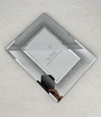 AYNALI SİMLİ ÇERÇEVE GÜMÜŞ 10X15 CM