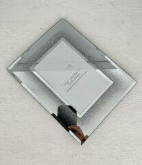 AYNALI SİMLİ ÇERÇEVE GÜMÜŞ 10X15 CM