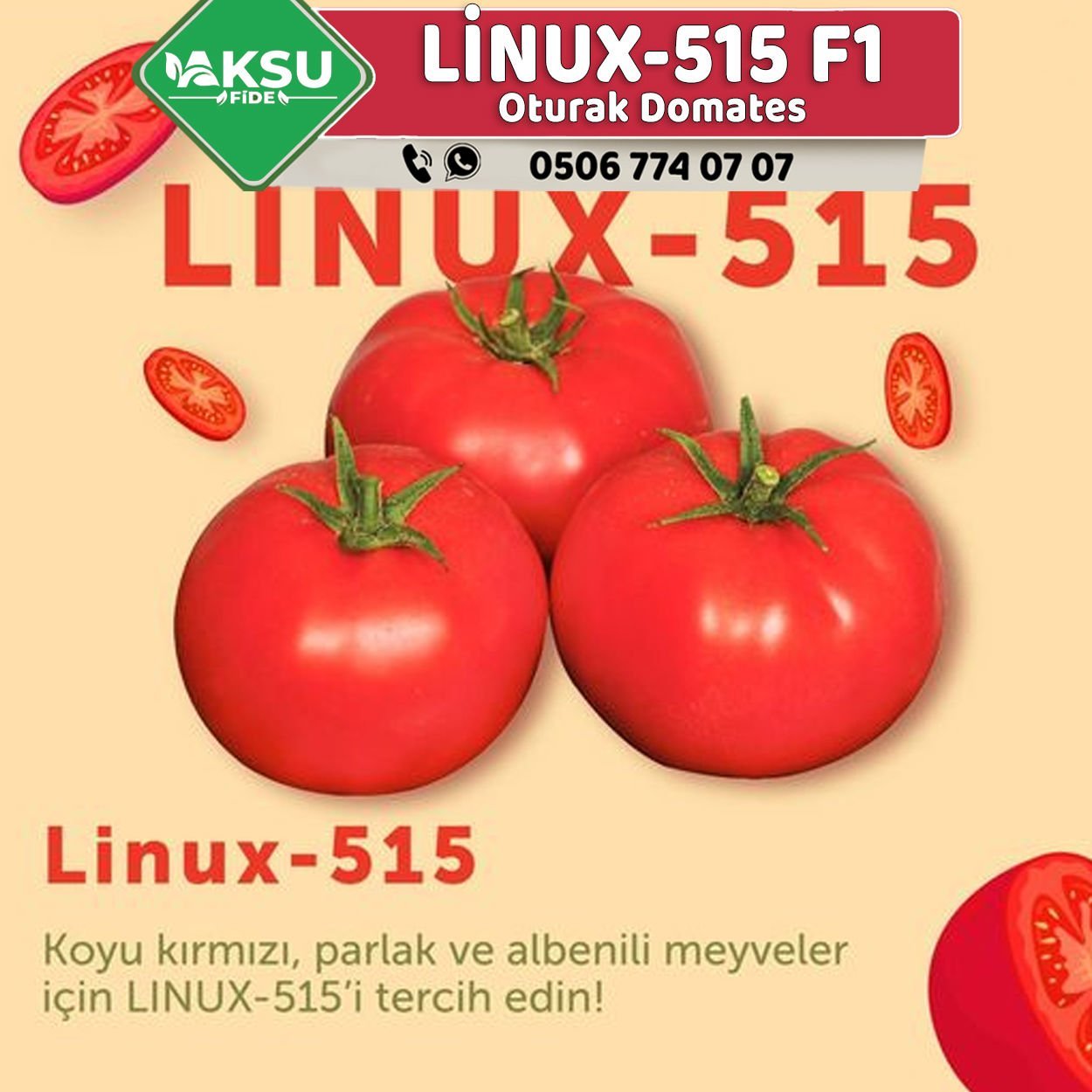 Linux-515 F1 Oturak Domates Fidesi