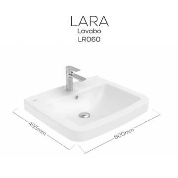 Creavit Lara Lavabo Beyaz 60cm
