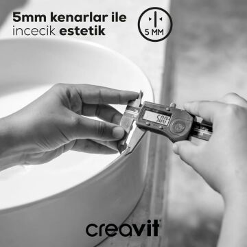 Creavit LOOP Masa Üstü Çanak Lavabo Beyaz 45cm