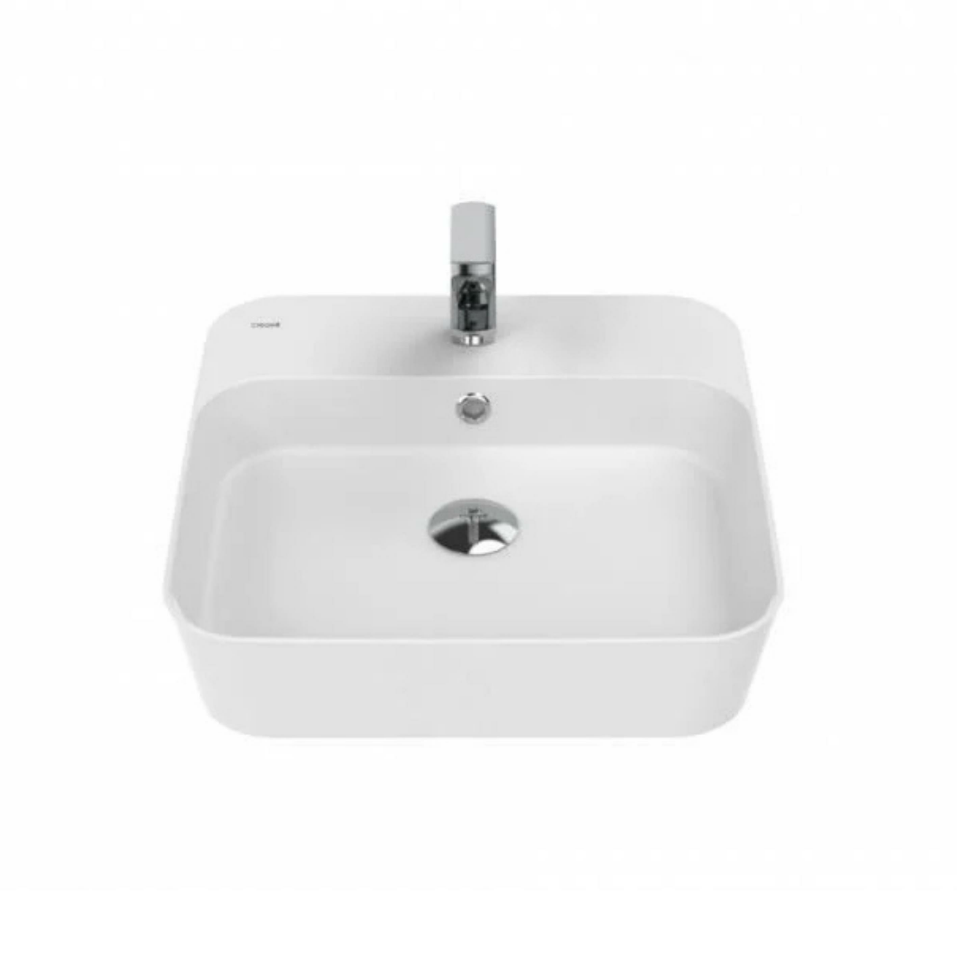 Creavit LOOP Masa Üstü İnce Lavabo Beyaz 45cm