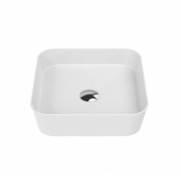 Creavit LOOP Masa Üstü İnce Lavabo Beyaz 40x40cm
