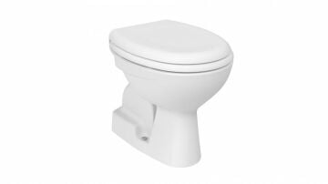 Creavit Çınar Duroplast Metal Menteşeli Klozet Kapağı Beyaz