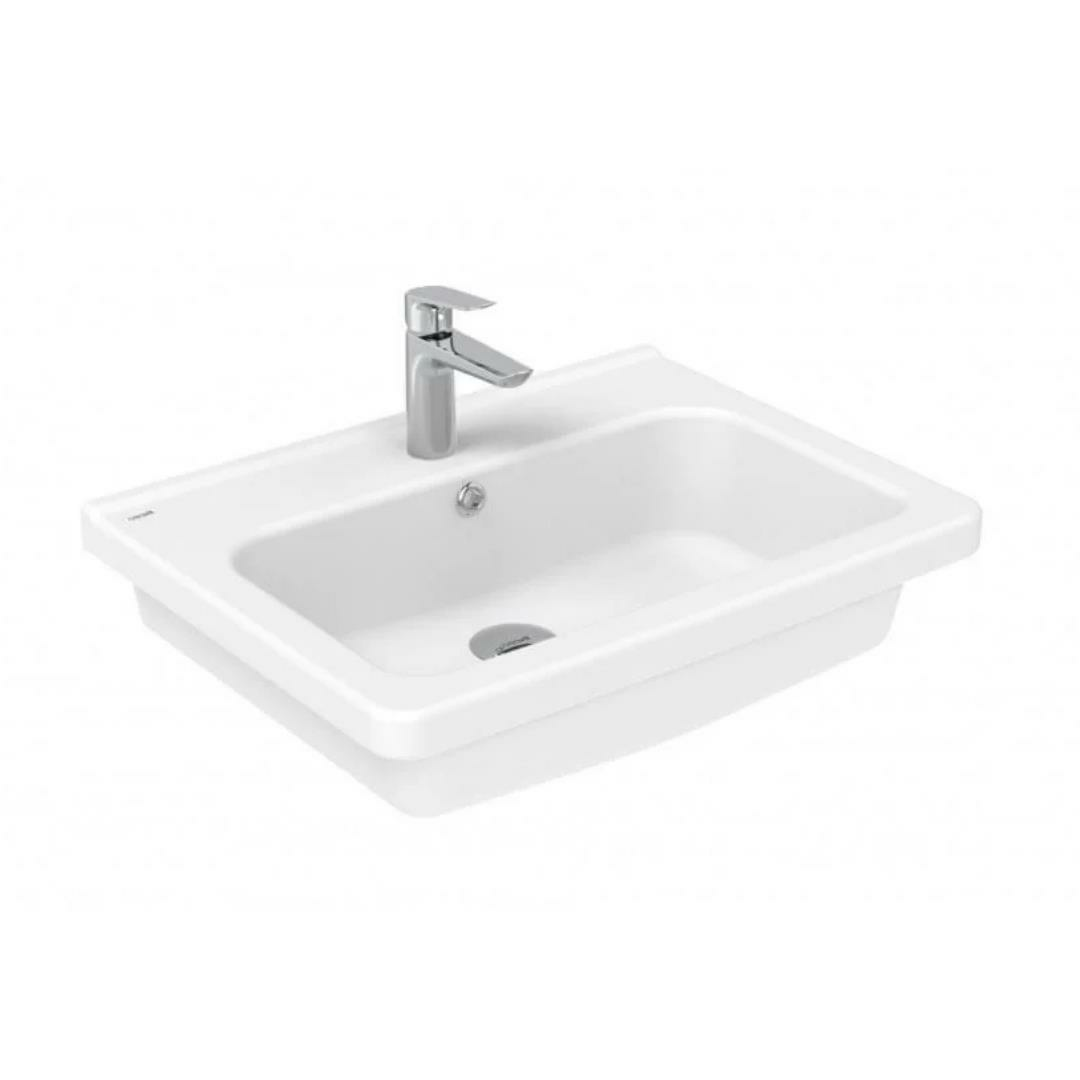 Creavit İpek Etajerli Lavabo Beyaz 60 cm