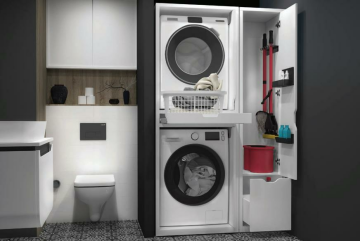Creavit Çamaşır Makinesi ve Mop Temizlik Malzeme Dolabı