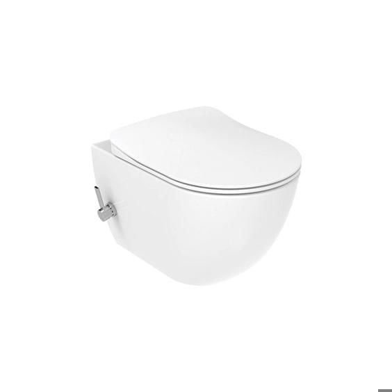 Creavit Free Asma Klozet Entegre Taharet Musluklu (Sıcak+Soğuk) Beyaz