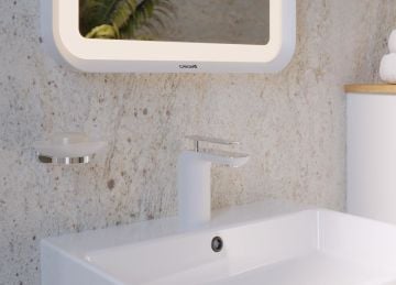 Creavit Bloom Lavabo Armatürü Beyaz