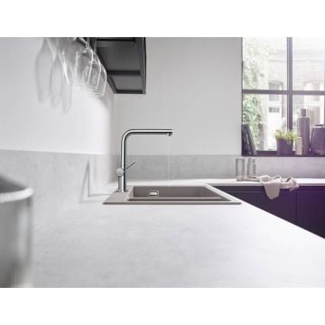 Hansgrohe Talis M54 Eviye Bataryası Çekilebilir Gagalı - Krom