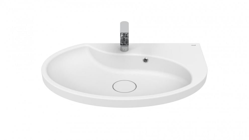 Creavit Aqua Pura Tezgah Üstü Lavabo Beyaz 80cm