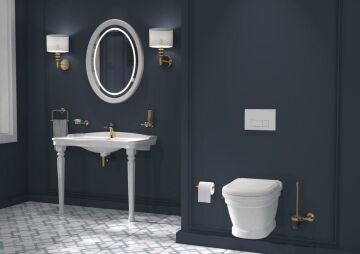 Creavit Antik Etajerli Lavabo Beyaz 100cm