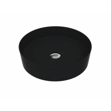 Creavit Loop Yuvarlak Çanak Lavabo Mat Siyah 45 Cm