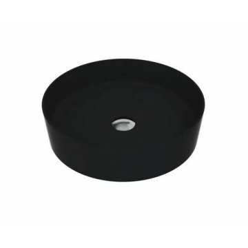 Creavit Loop Yuvarlak Çanak Lavabo Mat Siyah 45 Cm