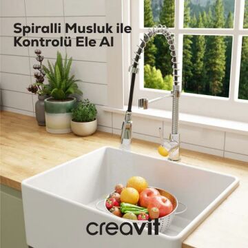 Creavit Spiralli Mutfak Armatürü
