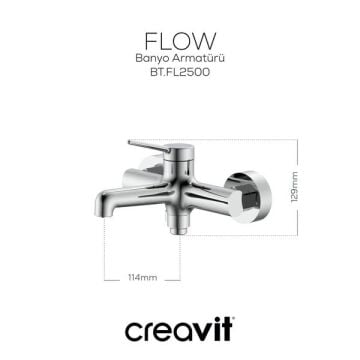 Creavit Flow Banyo Armatürü