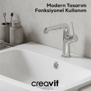 Creavit Flow Lavabo Armatürü