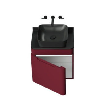 Colorit Lavabo Dolabı 60cm Berry – Kapaklı