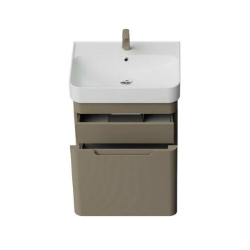 Colorit Lavabo Dolabı 60cm Cappuccino - Çekmeceli