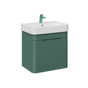 Colorit Lavabo Dolabı 60cm Nil Yeşili - Çekmeceli
