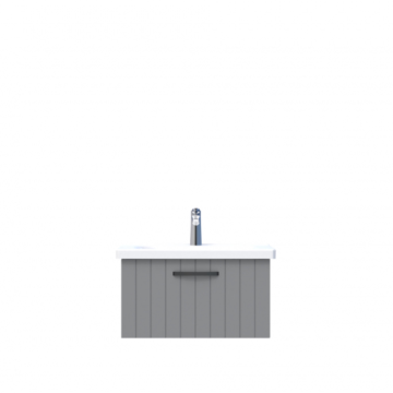 D10 Next Lavabo Dolabı Tezgah Altı 1 Çekmeceli 65 cm Gri Lake
