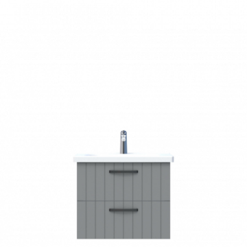D10 Next Lavabo Dolabı Tezgah Altı 2 Çekmeceli 65 cm Gri Lake