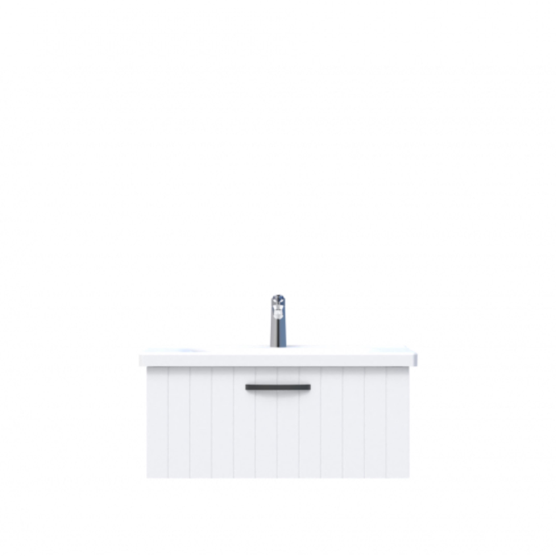 D10 Next Lavabo Dolabı Tezgah Altı 1 Çekmeceli 80 cm Beyaz Lake