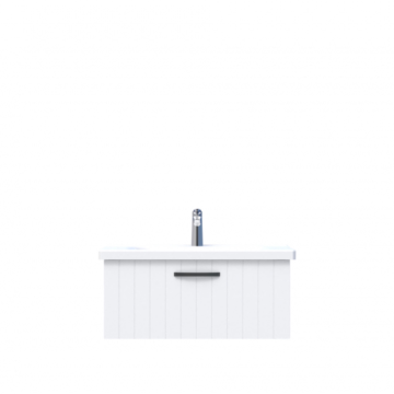 D10 Next Lavabo Dolabı Tezgah Altı 1 Çekmeceli 80 cm Beyaz Lake