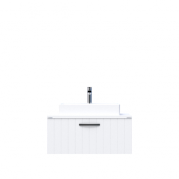 D10 Next Lavabo Dolabı Tezgah Üstü 1 Çekmeceli 80 cm Beyaz Lake
