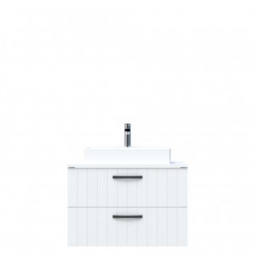 D10 Next Lavabo Dolabı Tezgah Üstü 2 Çekmeceli 80 cm Beyaz Lake