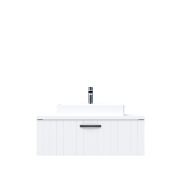 D10 Next Lavabo Dolabı Tezgah Üstü 1 Çekmeceli 100 cm Beyaz Lake