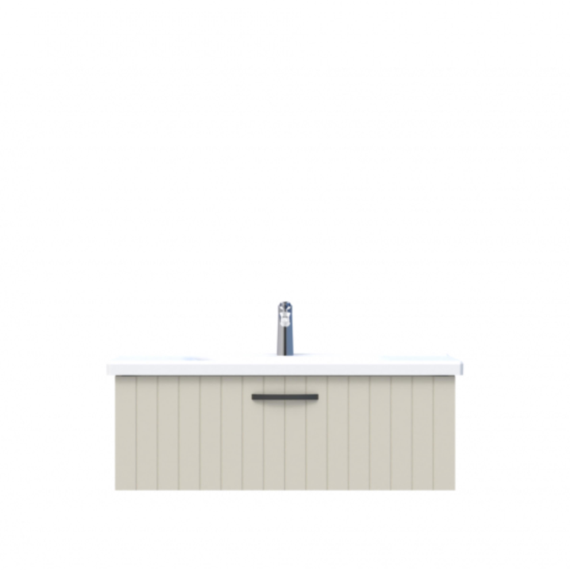 D10 Next Lavabo Dolabı Tezgah Altı 1 Çekmeceli 100 cm Dafne Lake