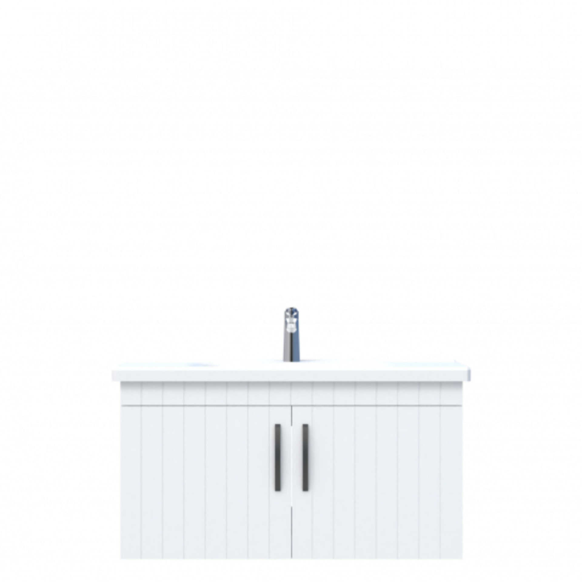 D10 Next Lavabo Dolabı Tezgah Altı Kapaklı 100 cm Beyaz Lake